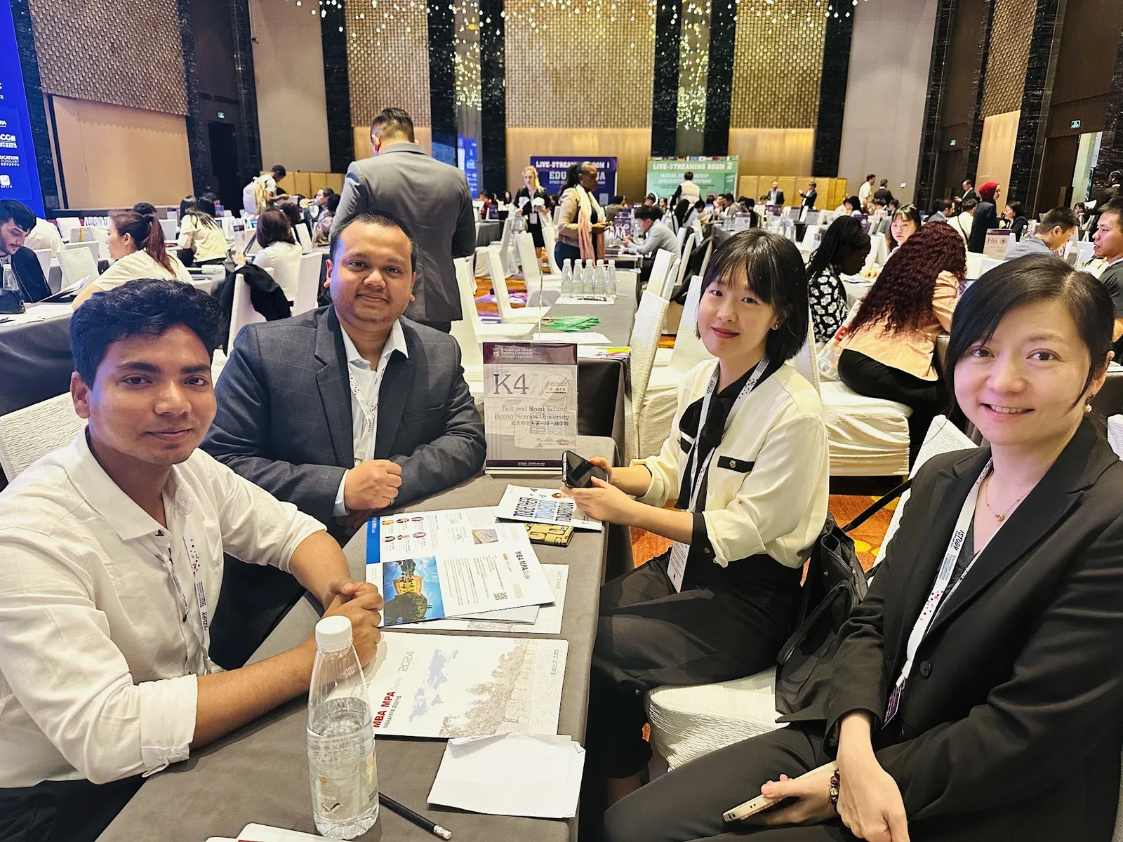 EduExpress representatives at an international education partners meeting